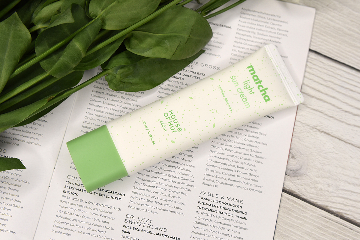 House of Hur Matcha Light Sun Cream Review House of Hur Matcha Light Sun Cream Review