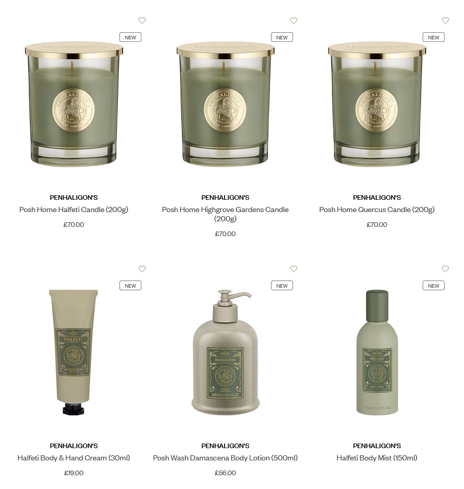 New launches from Penhaligon's at Harrods New launches from Penhaligon's at Harrods