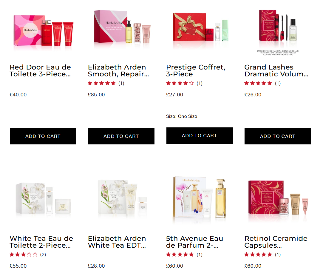 40% off Elizabeth Arden Gift Sets 40% off Elizabeth Arden Gift Sets
