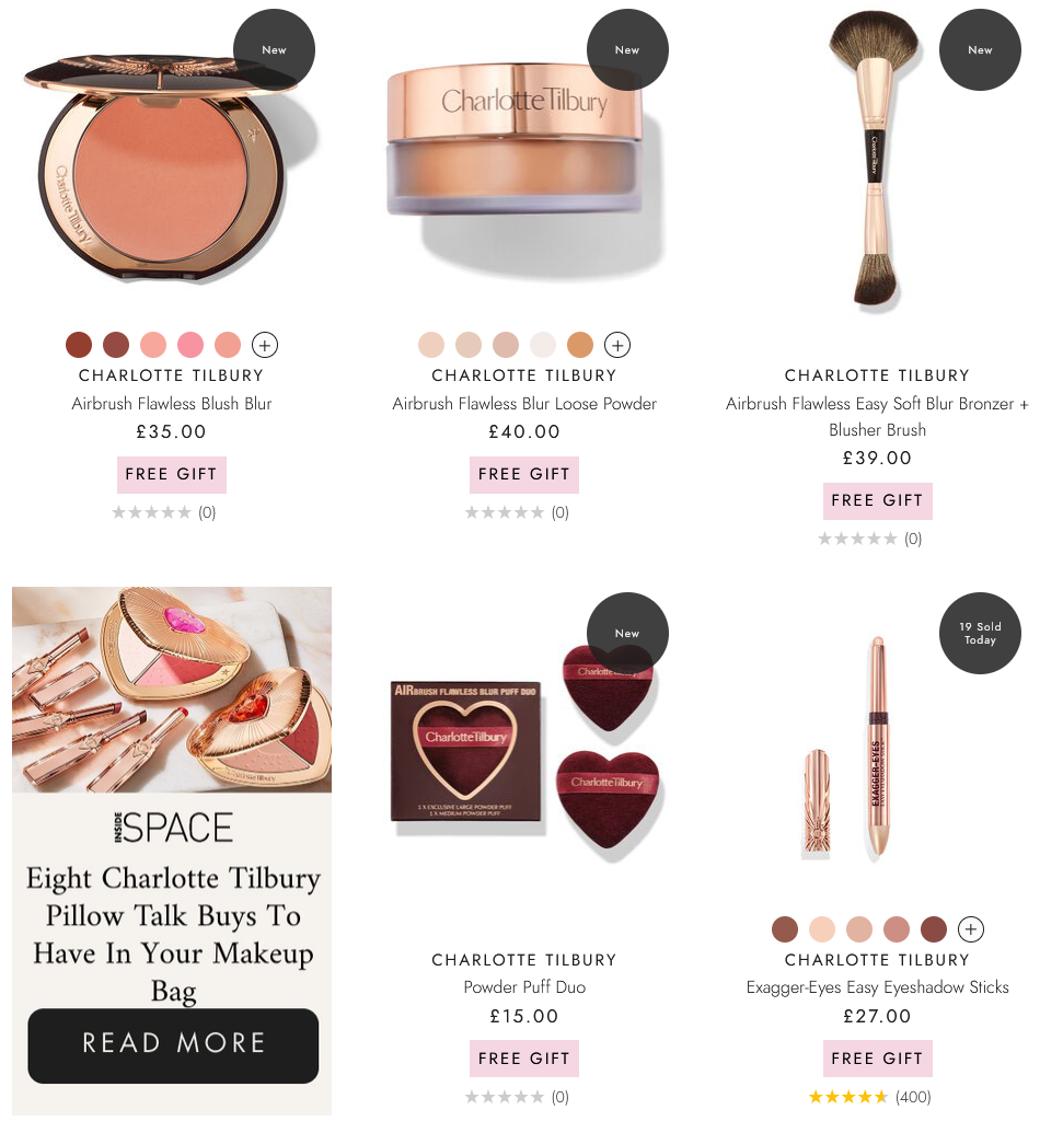 New launches from Charlotte Tilbury at Space NK New launches from Charlotte Tilbury at Space NK