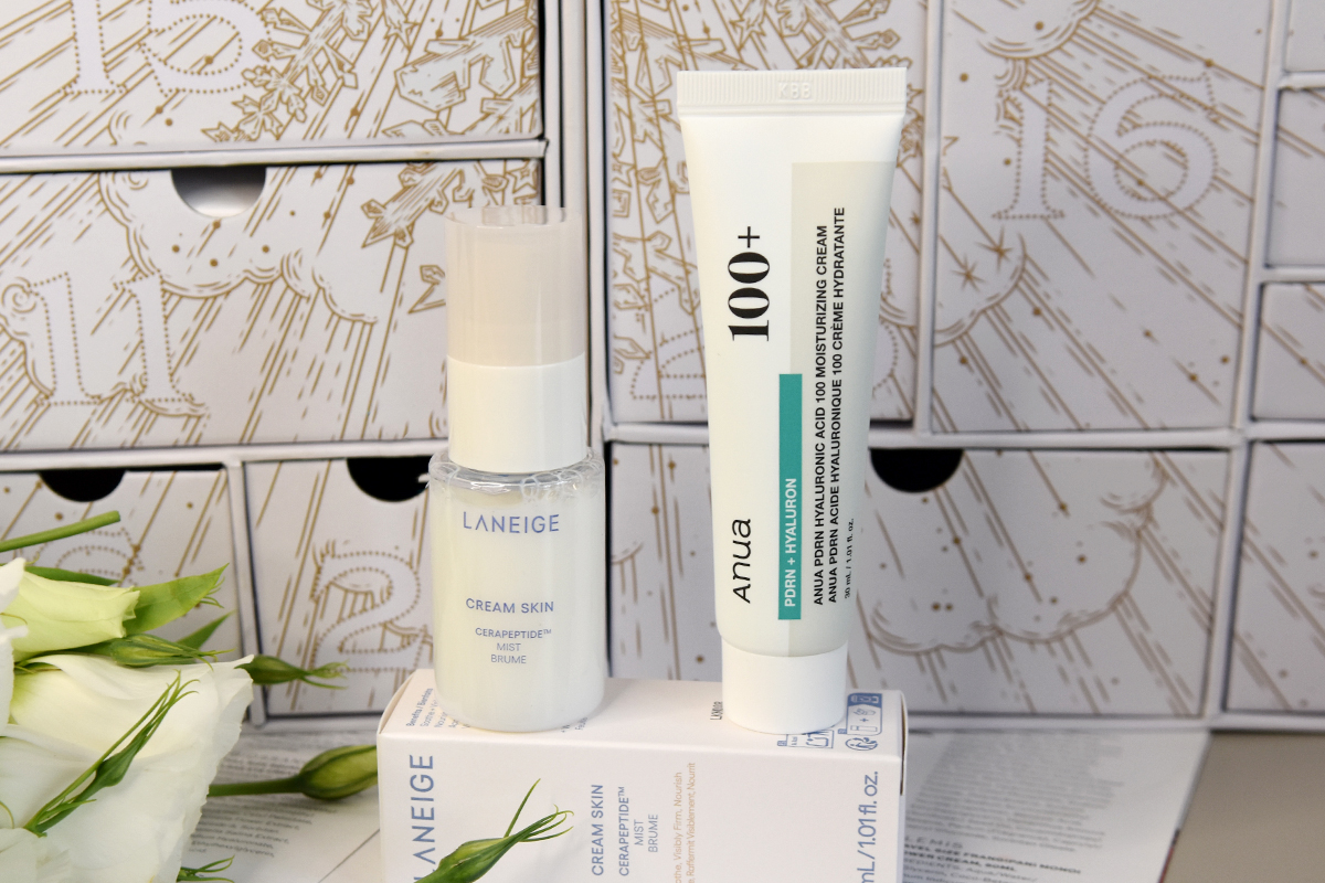 Anua PDRN Hyaluronic Acid 100 Moisturising Cream and Laneige Cream Skin Cerapeptide Mist Anua PDRN Hyaluronic Acid 100 Moisturising Cream and Laneige Cream Skin Cerapeptide Mist