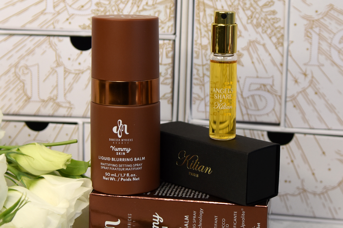 Danessa Myricks Yummy Skin Liquid Blurring Balm Setting Spray and Kilian Angels' Share Eau de Parfum Danessa Myricks Yummy Skin Liquid Blurring Balm Setting Spray and Kilian Angels' Share Eau de Parfum