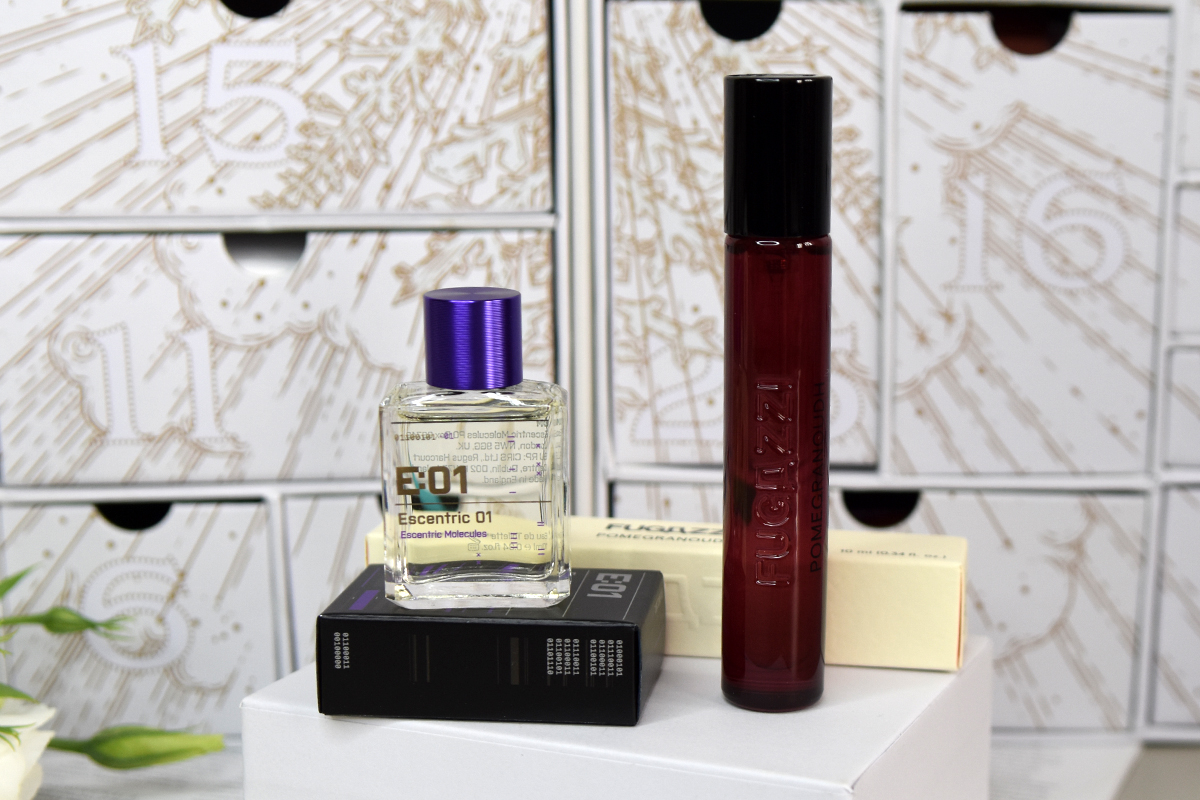 Fugazzi Pomegranoudh Extrait de Parfum and Escentric Molecules M01 Fugazzi Pomegranoudh Extrait de Parfum and Escentric Molecules M01