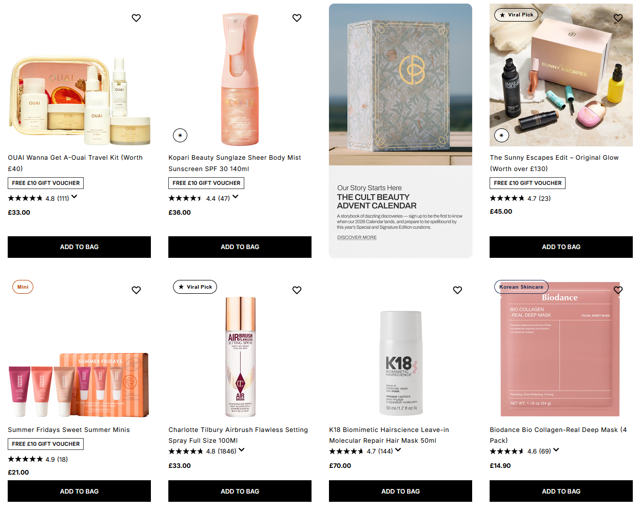 25% off Summer Beauty at Cult Beauty 25% off Summer Beauty at Cult Beauty