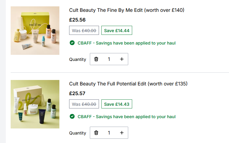 20% off Cult Beauty Hair Edits + an extra 20% off with code CBAFF 20% off Cult Beauty Hair Edits + an extra 20% off with code CBAFF