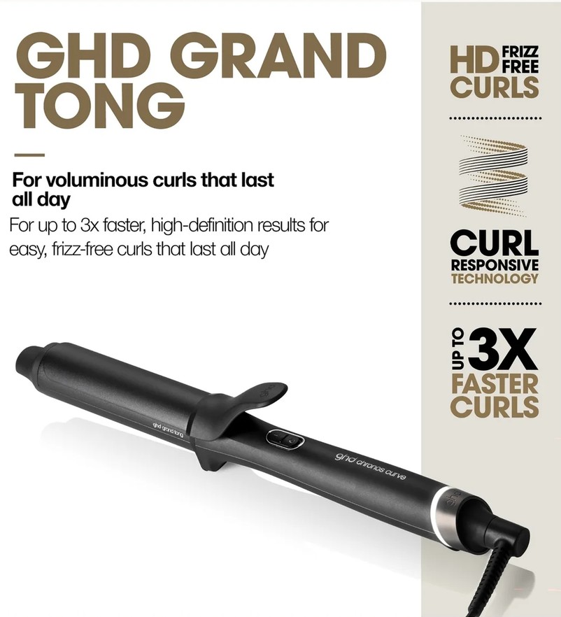 hd Chronos Curve Grand Tong- 32mm Hair Curler hd Chronos Curve Grand Tong- 32mm Hair Curler