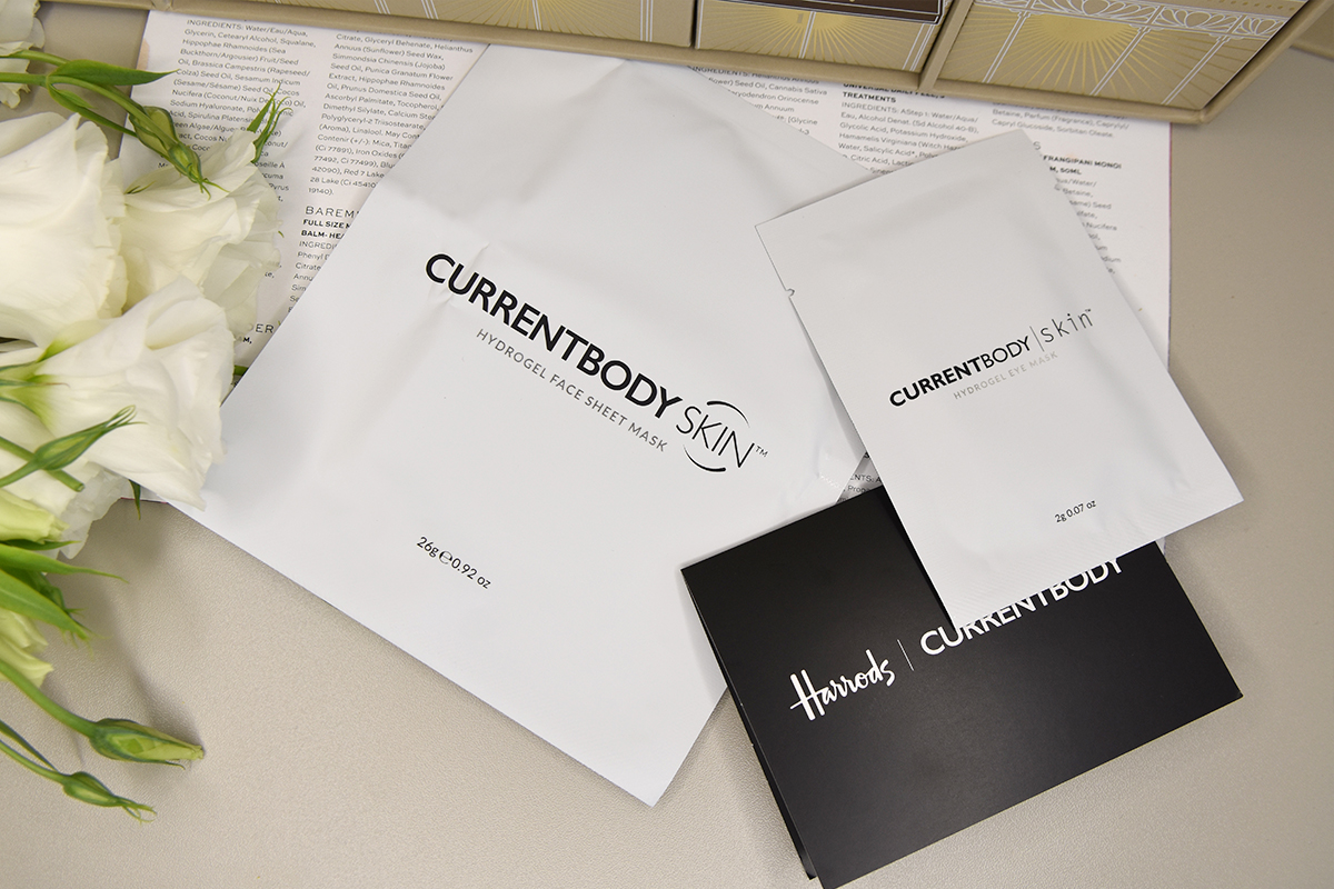 CurrentBody Skin Hydrogel Face Mask, Eye Mask, and voucher CurrentBody Skin Hydrogel Face Mask, Eye Mask, and voucher