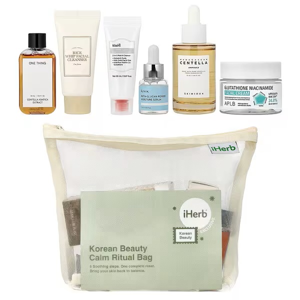 iHerb Korean Beauty Calm Ritual Bag 2026 iHerb Korean Beauty Calm Ritual Bag 2026