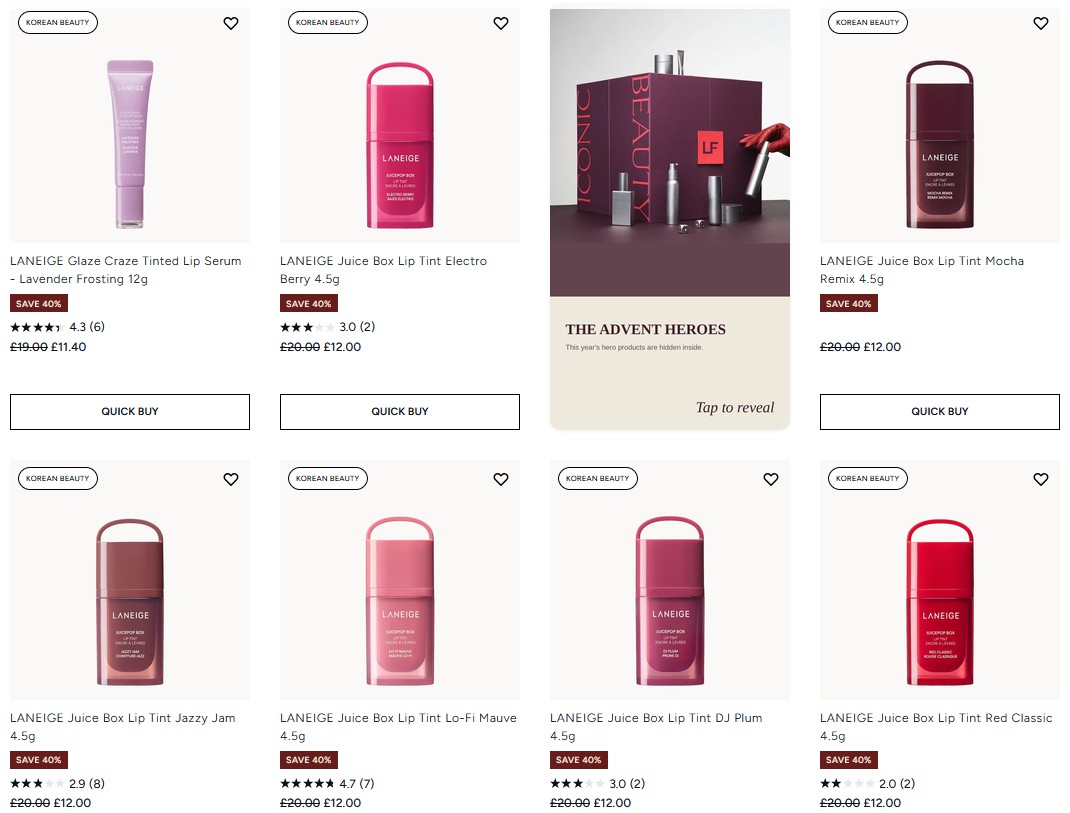 Up to 40% off Laneige at Lookfantastic Up to 40% off Laneige at Lookfantastic
