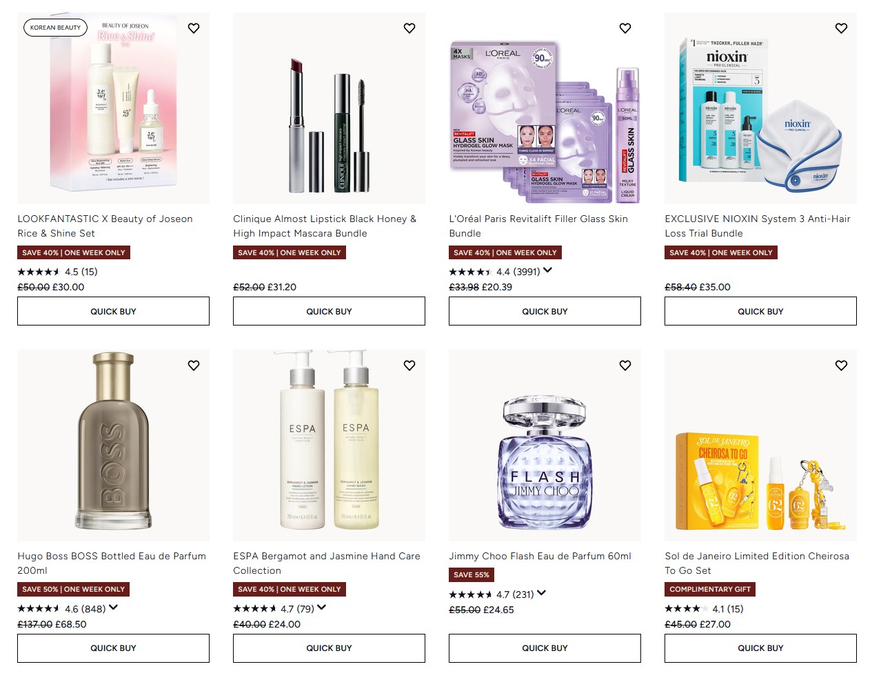 Up to 50% off selected at Lookfantastic Up to 50% off selected at Lookfantastic