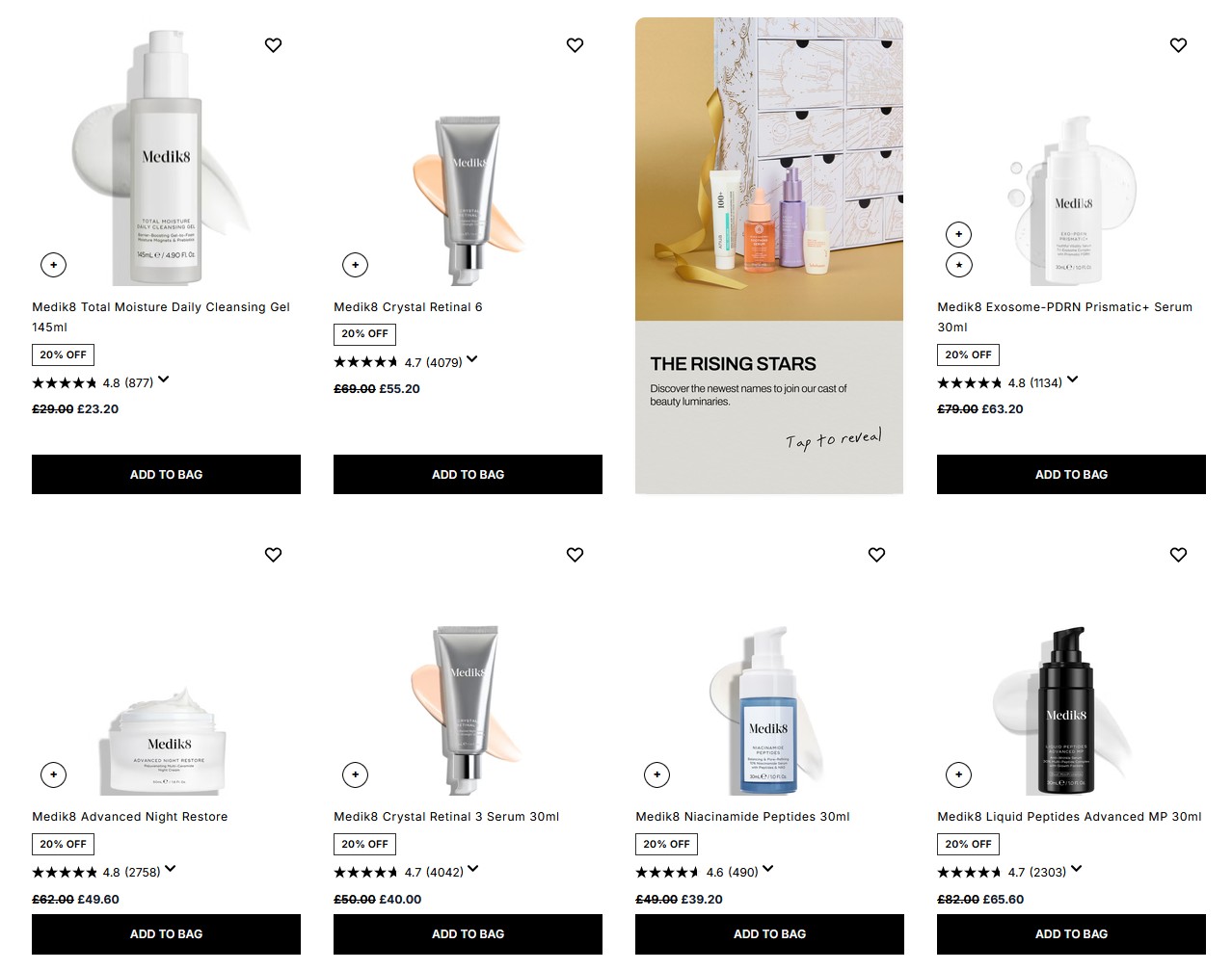 20% off Medik8 at Cult Beauty 20% off Medik8 at Cult Beauty