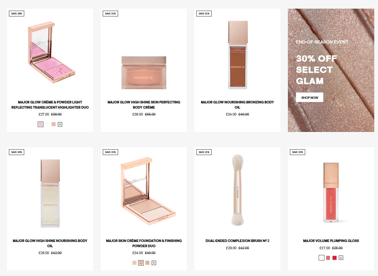 Up to 35% off Sale at Patrick Ta Up to 35% off Sale at Patrick Ta