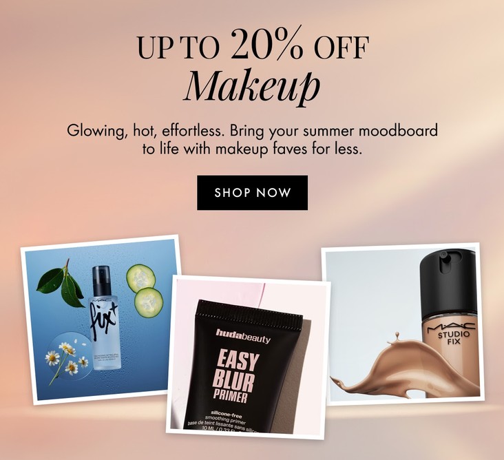 Up to 20% off Makeup at Sephora UK Up to 20% off Makeup at Sephora UK