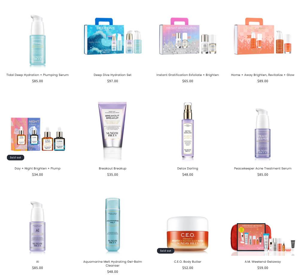 15% off sitewide at Sunday Riley (US) 15% off sitewide at Sunday Riley (US)