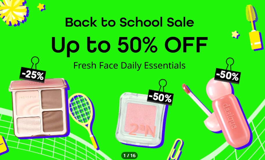 Up to 50% off Sale at Yesstyle Up to 50% off Sale at Yesstyle