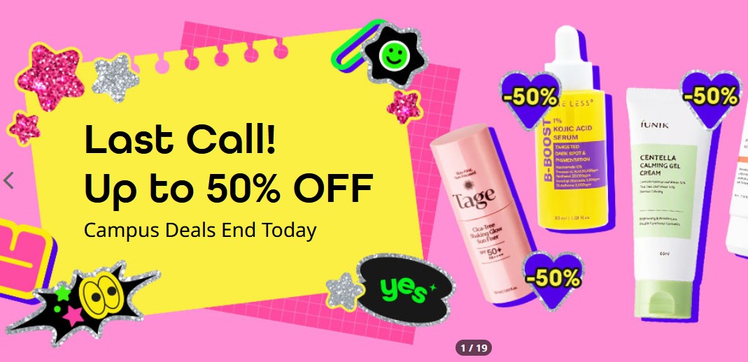 Up to 50% off Sale at Yesstyle Up to 50% off Sale at Yesstyle