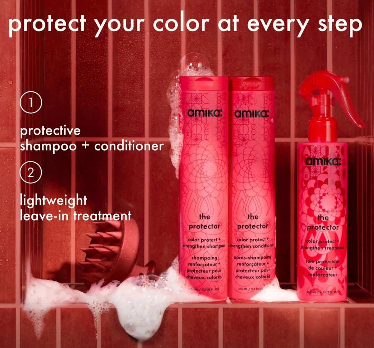 Amika The Protector Color Protect + Strengthen Collection Amika The Protector Color Protect + Strengthen Collection