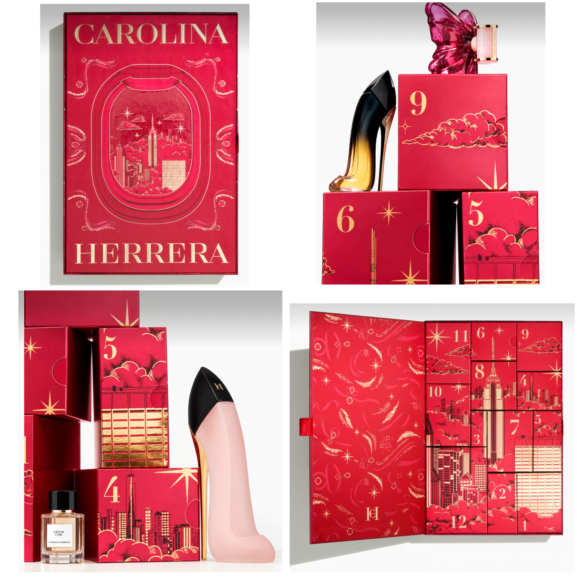 Carolina Herrera Advent Calendar 12 Days of Beauty Carolina Herrera Advent Calendar 12 Days of Beauty