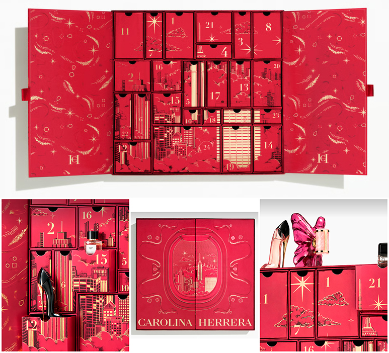 Carolina Herrera Advent Calendar: 24 Days of Beauty Carolina Herrera Advent Calendar: 24 Days of Beauty