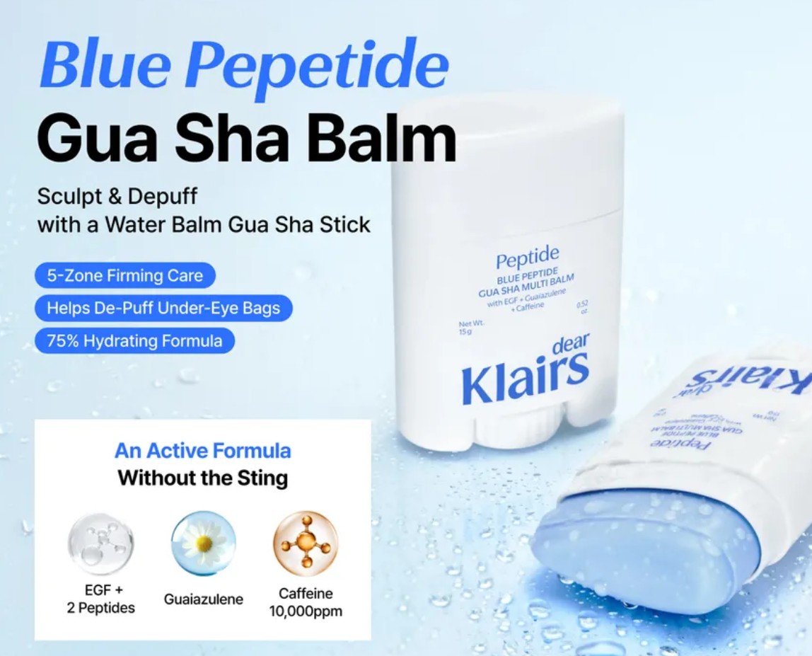 Dear, Klairs Blue Peptide Gua Sha Multi Balm Dear, Klairs Blue Peptide Gua Sha Multi Balm