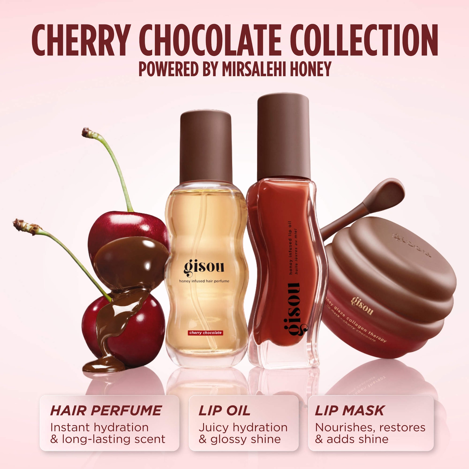Gisou Cherry Chocolate Collection Gisou Cherry Chocolate Collection