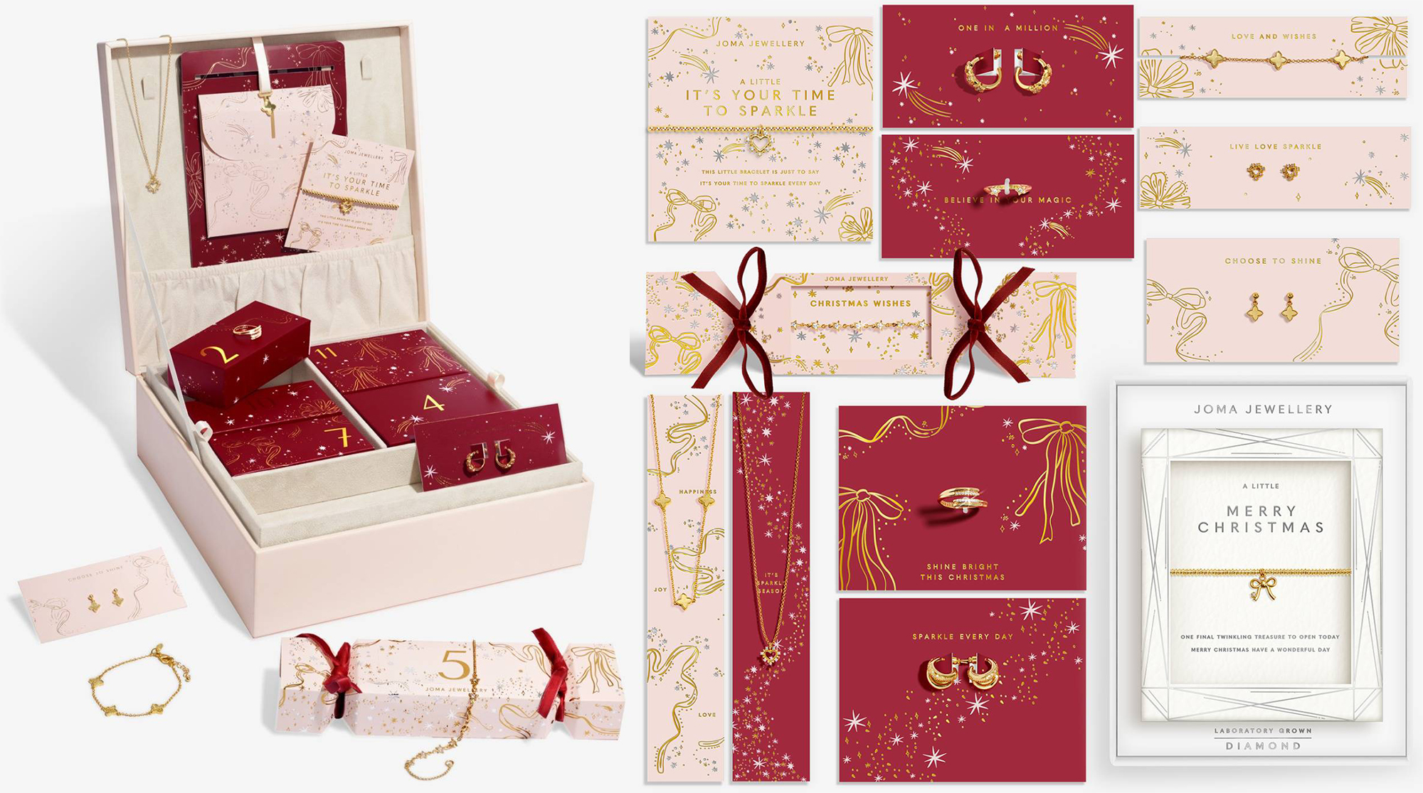 Joma Jewellery 12 Days Of Sparkle Advent Calendar In Gold Plating Joma Jewellery 12 Days Of Sparkle Advent Calendar In Gold Plating