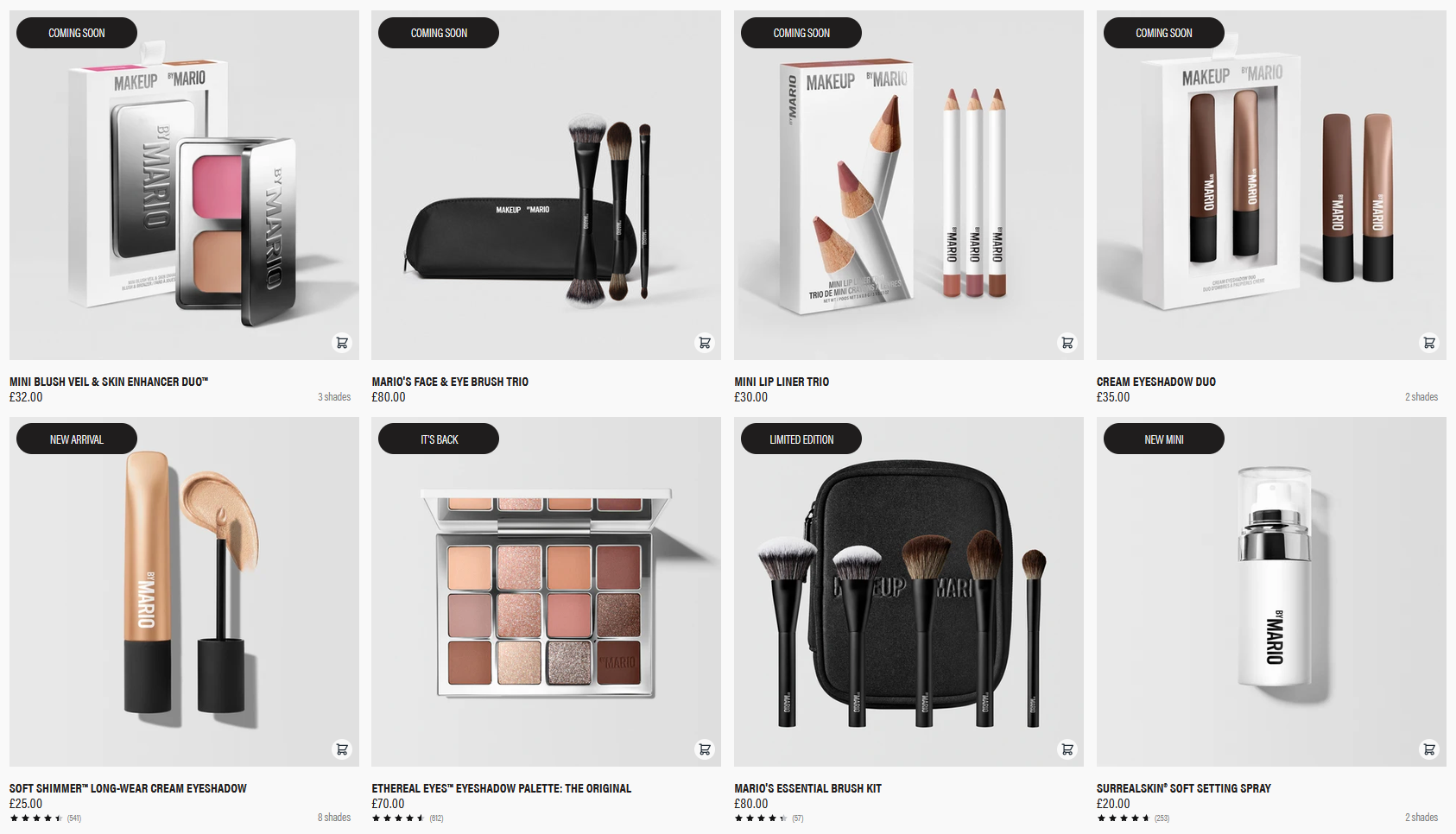 Makeup by Mario Holiday Collection 2026 Makeup by Mario Holiday Collection 2026