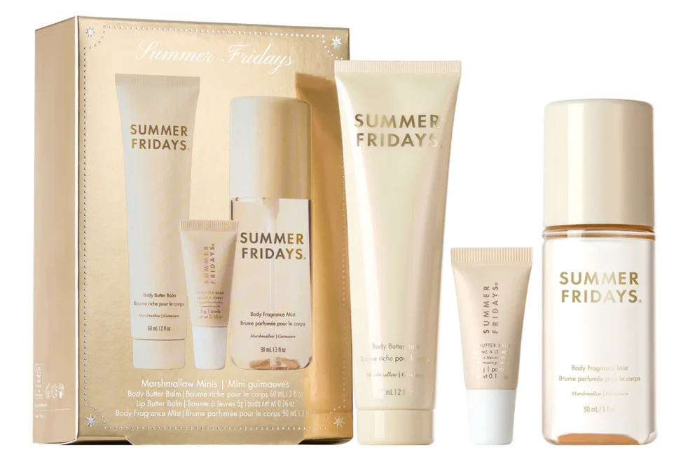 Summer Fridays Travel Body Set Marshmallow Minis Summer Fridays Travel Body Set Marshmallow Minis