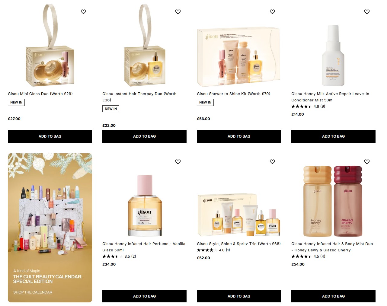 Gisou Holiday Sets 2026 at Cult Beauty Gisou Holiday Sets 2026 at Cult Beauty