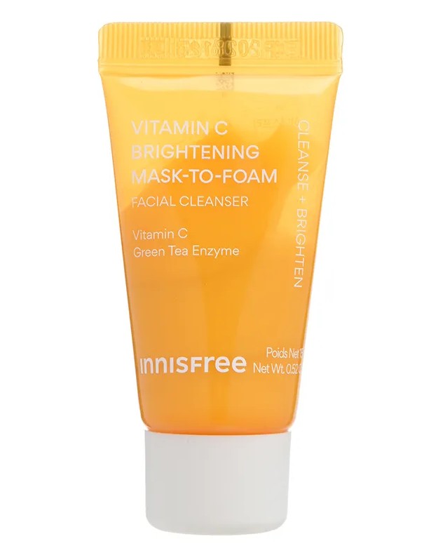 innisfree Vitamin C Brightening Mask-To-Foam Facial Cleanser Mini innisfree Vitamin C Brightening Mask-To-Foam Facial Cleanser Mini