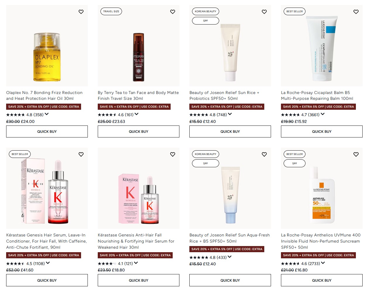 Extra 10% off sale items at Lookfantastic Extra 10% off sale items at Lookfantastic