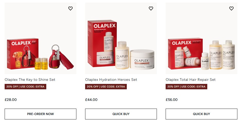 21% off Olaplex Holiday Sets at Lookfantastic with code BDLF 21% off Olaplex Holiday Sets at Lookfantastic with code BDLF