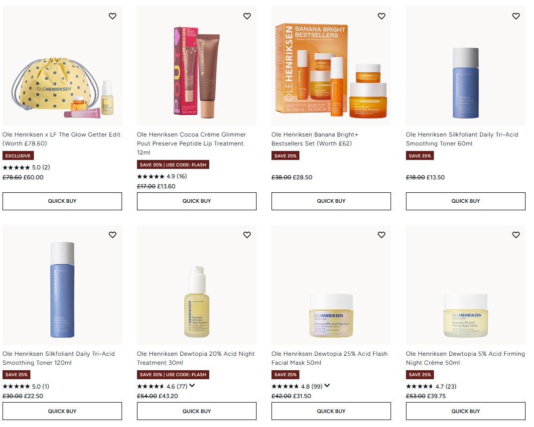 Ole Henriksen at Lookfantastic