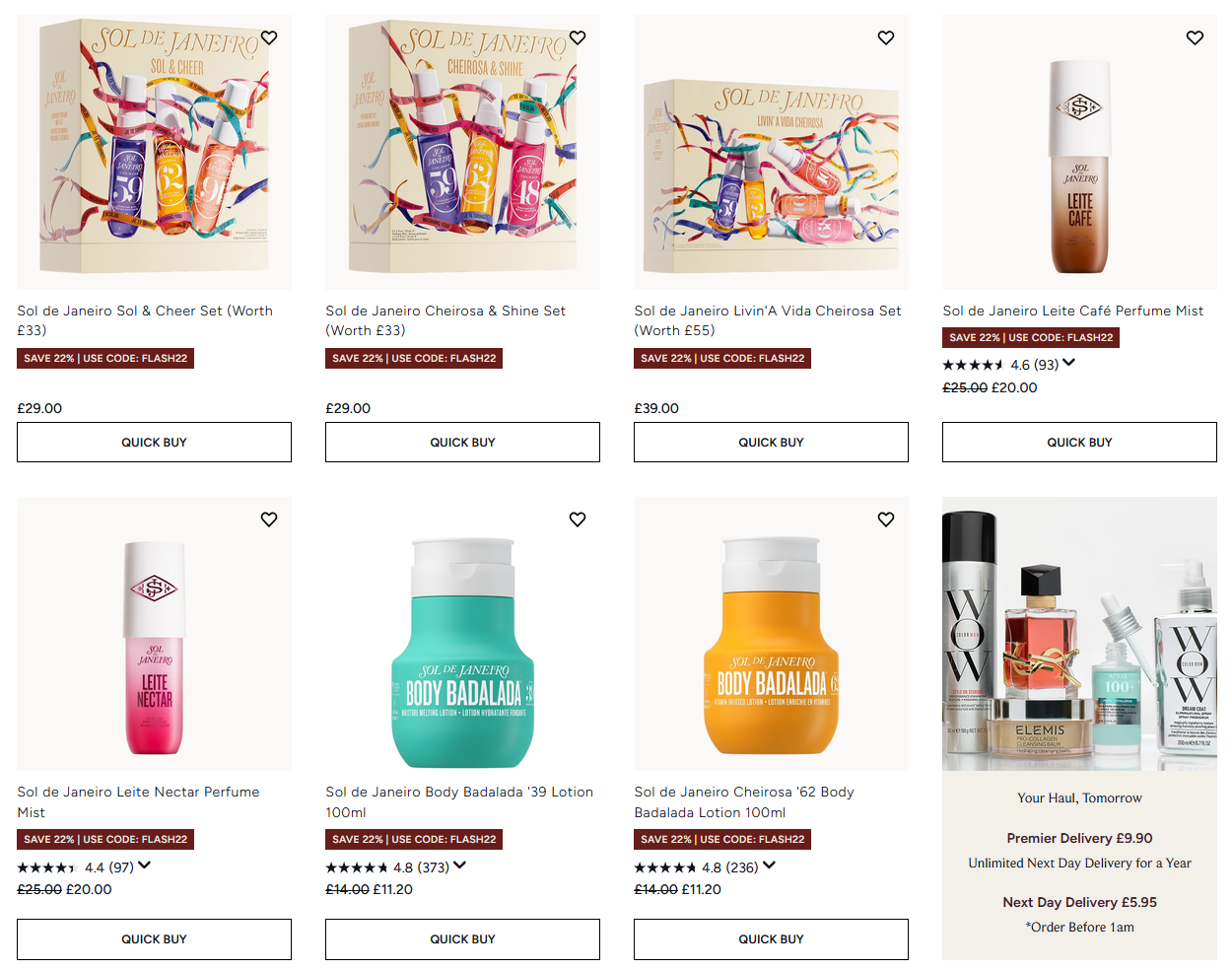 22% off selected Sol de Janeiro at Lookfantastic, including holiday sets, with code FLASH22 22% off selected Sol de Janeiro at Lookfantastic, including holiday sets, with code FLASH22