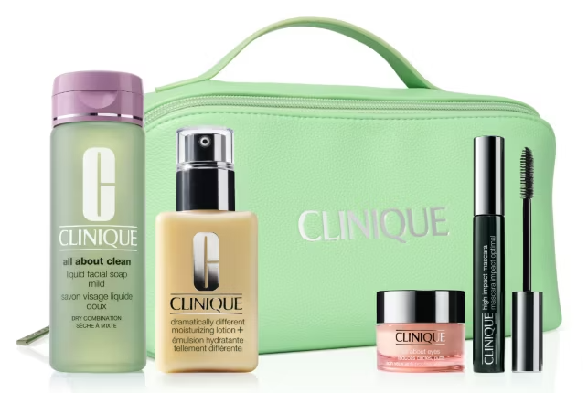 Clinique Daily Essentials Skincare & Mascara Gift Set Clinique Daily Essentials Skincare & Mascara Gift Set