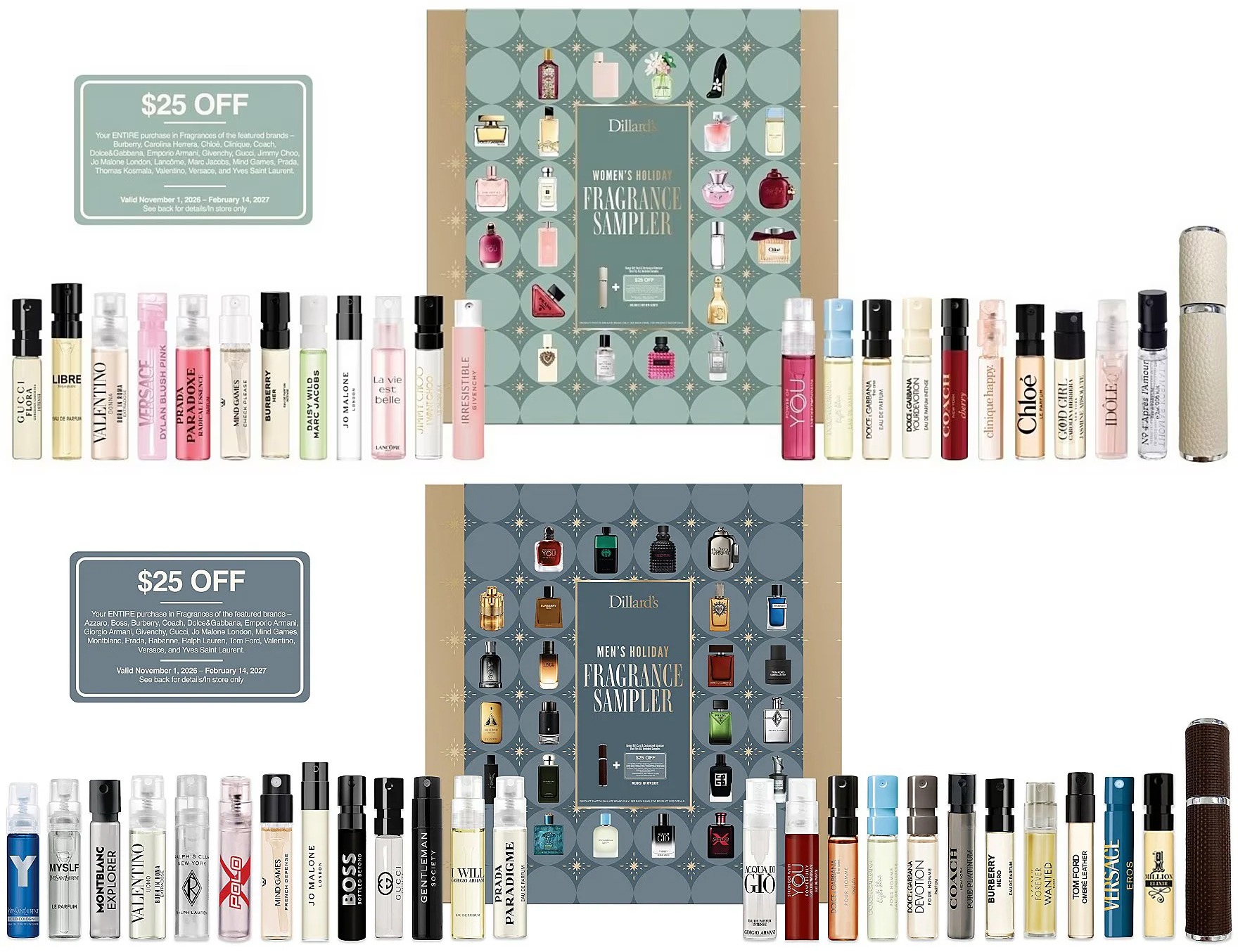 Dillard’s Holiday Fragrance Samplers 2026 Dillard’s Holiday Fragrance Samplers 2026