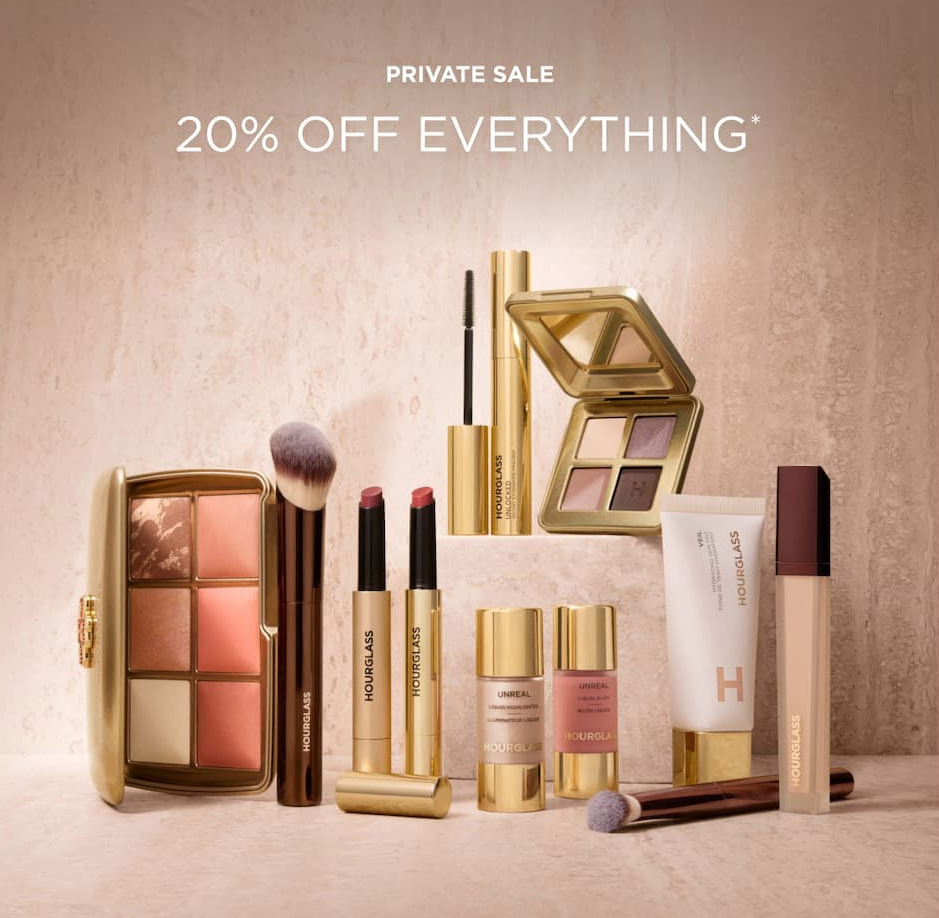 20% off sitewide at Hourglass with code VIP26 20% off sitewide at Hourglass with code VIP26