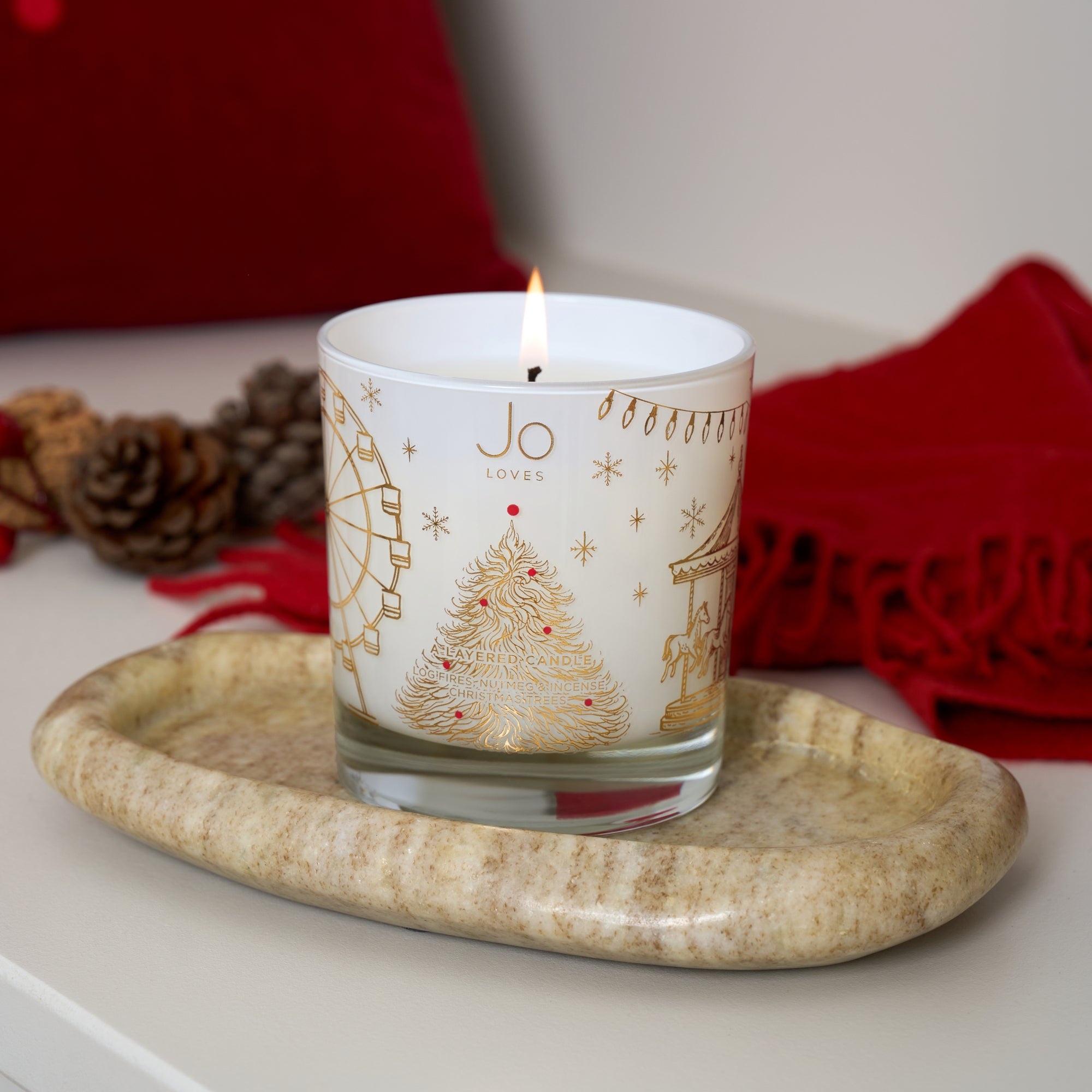 Jo Loves Christmas 2026 Layered Candle Jo Loves Christmas 2026 Layered Candle