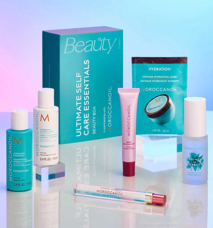 Next x Moroccanoil Ultimate Self Care Essentials Next x Moroccanoil Ultimate Self Care Essentials