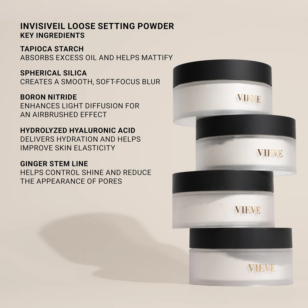 Vieve Invisiveil Loose Setting Powder Vieve Invisiveil Loose Setting Powder