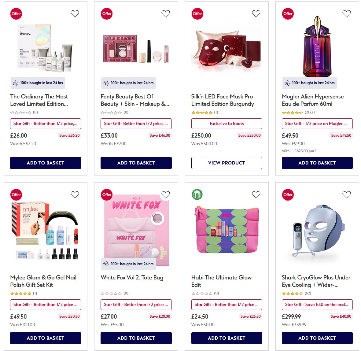 Better than 1/2 price Star Gifts at Boots Better than 1/2 price Star Gifts at Boots