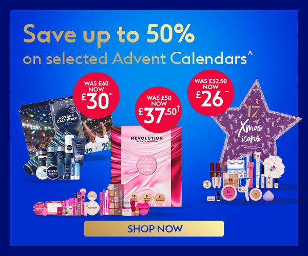 Up to 50% on selected Advent Calendars at Boots