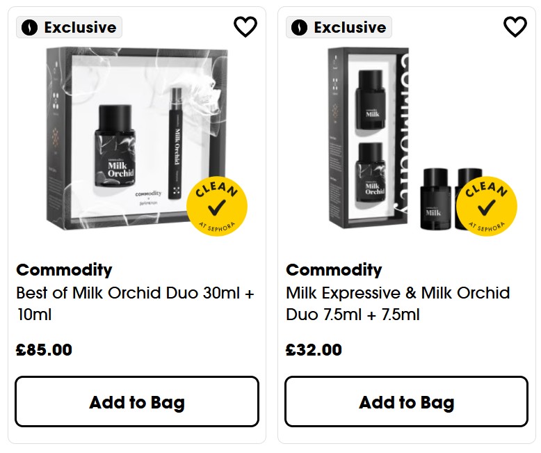 Commodity Holiday Gift Sets Commodity Holiday Gift Sets