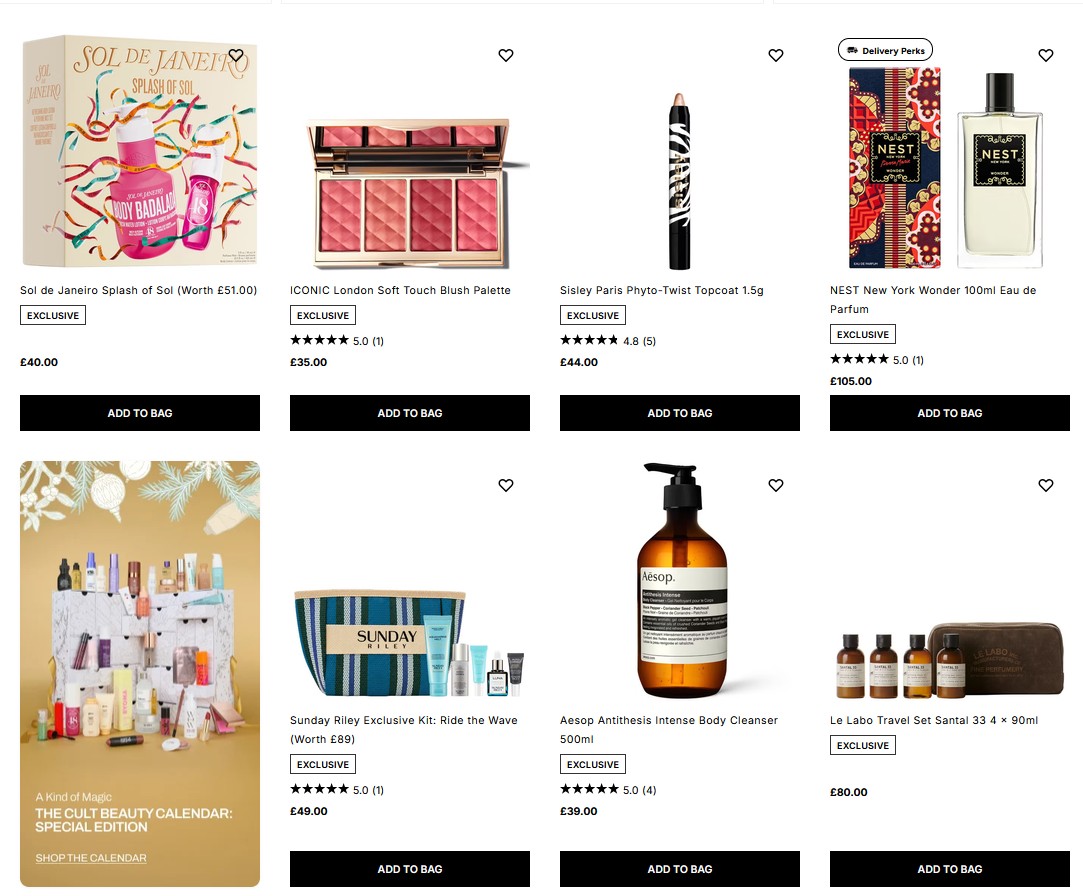 20% off Cult Beauty Exclusives & 15% off everything else 20% off Cult Beauty Exclusives & 15% off everything else