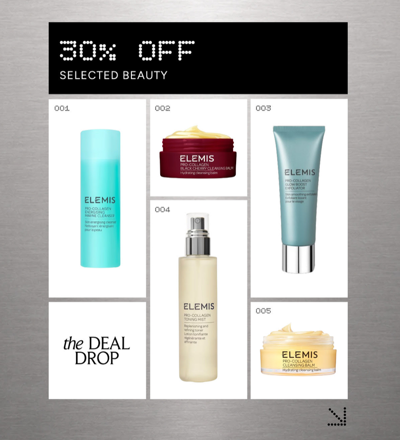 30% off Elemis at Lookfantastic 30% off Elemis at Lookfantastic