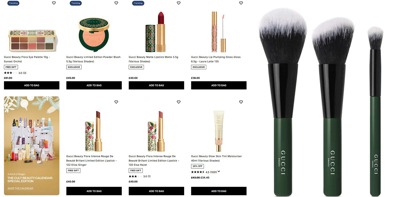 20% off Gucci at Cult Beauty with code BDCB 20% off Gucci at Cult Beauty with code BDCB