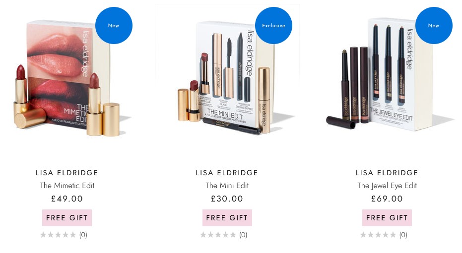 Lisa Eldridge Holiday Gift Sets Lisa Eldridge Holiday Gift Sets
