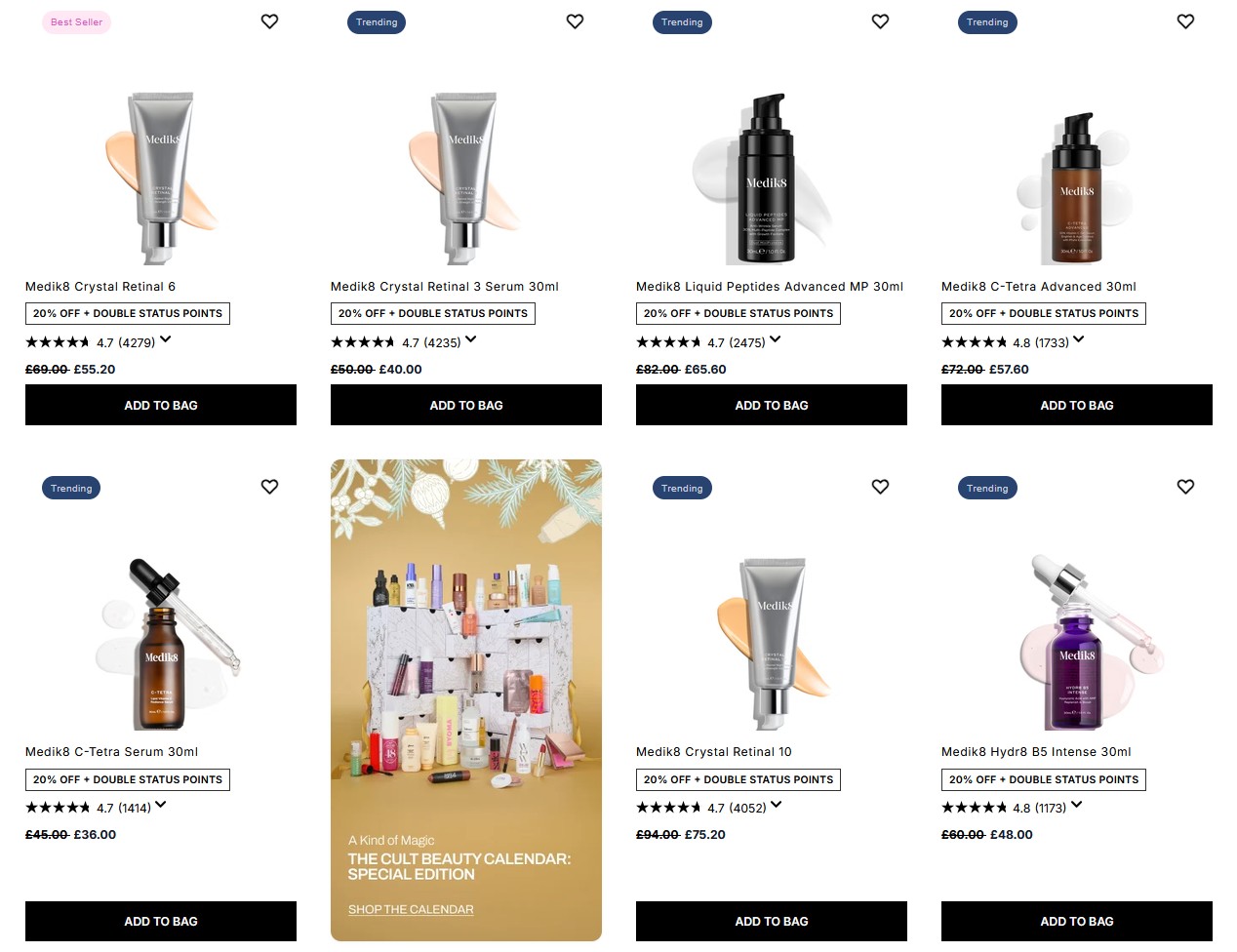 20% off Medik8 at Cult Beauty 20% off Medik8 at Cult Beauty