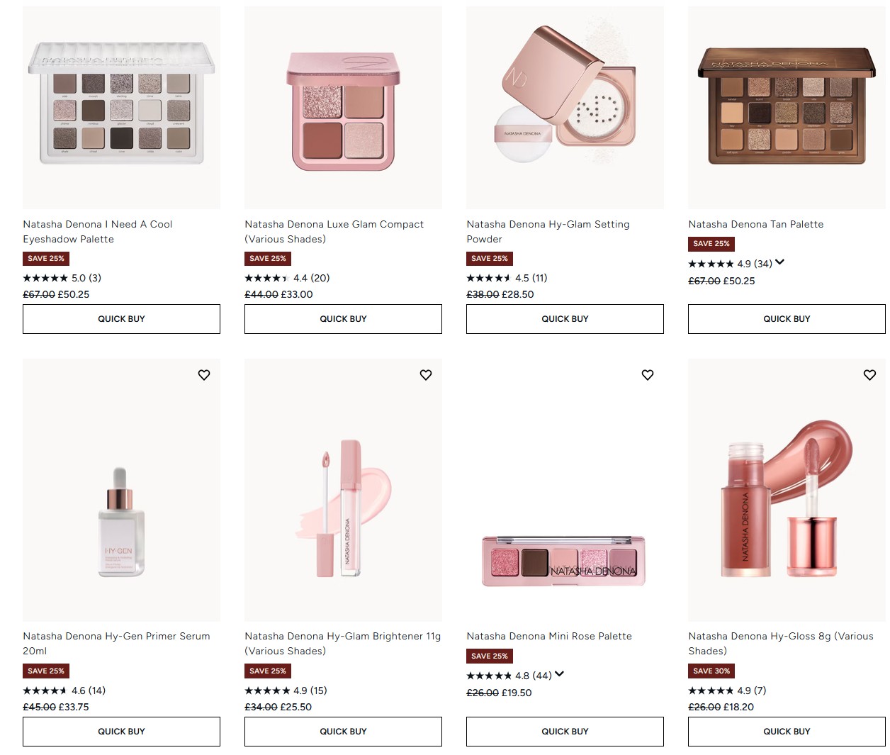 25% off Natasha Denona at Lookfantastic 25% off Natasha Denona at Lookfantastic