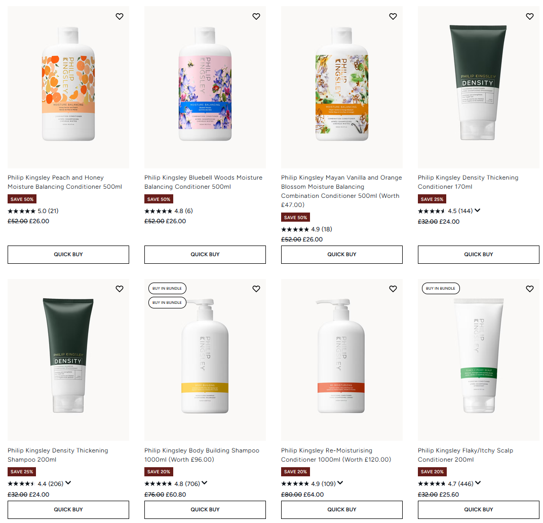 Up to 50% off Philip Kingsley at Lookfantastic Up to 50% off Philip Kingsley at Lookfantastic